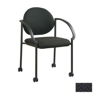 Office Star WorkSmart Black Stackable Reception Chair
