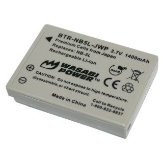 Wasabi Power Battery for Canon NB 5L and Canon PowerShot S100, S110, SD700 IS, SD790 IS, SD800 IS, SD850 IS, SD870 IS, SD880 IS, SD890 IS, SD900 IS, SD950 IS, SD970 IS, SD990 IS, SX200 IS, SX210 IS, SX220 IS, SX230 HS  Digital Camera Batteries  Camera &a