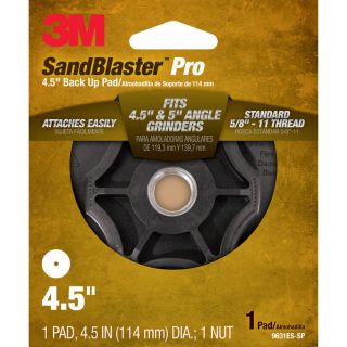 3M SandBlaster Pro 4 1/2 Back Up Pad for Fiber Discs