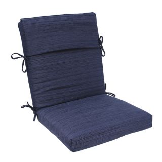 allen + roth Navy Standard Patio Chair Cushion
