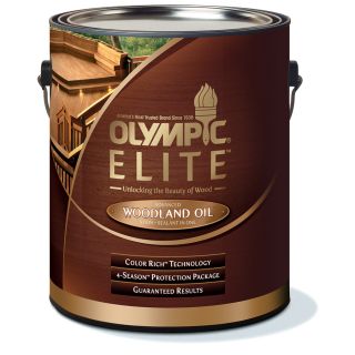 Olympic 1 Gallon Kona Brown Toner Exterior Stain