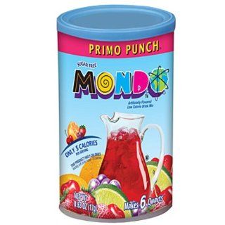 Mondo Drink Mix, Primo Punch, 0.63 Ounce (Pack of 12)  Powdered Soft Drink Mixes  Grocery & Gourmet Food