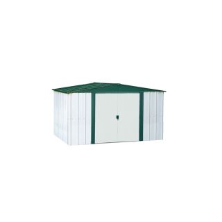 Arrow Galvanized Steel Storage Shed (Common 10 ft x 8 ft; Interior Dimensions 9.85 ft x 7.5 ft)