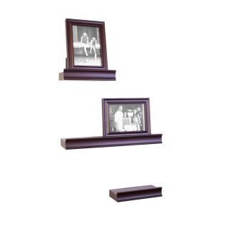 allen + roth 5 Piece Set 17.62 in Wood Wall Mounted Shelving