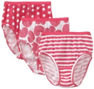 Hanes Girls Cotton Brief 3 Pack Underwear Clothing
