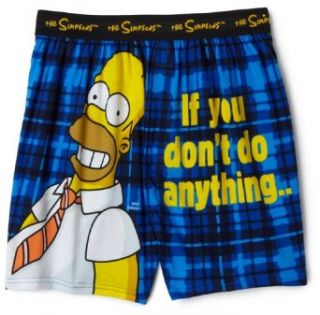 Briefly Stated Men's Simpsons   Homer Mistakes Boxer,Navy,Small Clothing