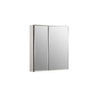 KOHLER 25 in x 26 in Aluminum Metal Surface Mount and Recessed Medicine Cabinet
