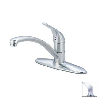 Pioneer Industries Legacy Stainless Steel Low Arc Kitchen Faucet