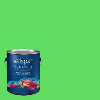 Creative Ideas for Color by Valspar 120.31 fl oz Interior Eggshell Tree Frog Green Latex Base Paint and Primer in One with Mildew Resistant Finish