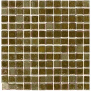 Elida Ceramica Recycled Jade Glass Mosaic Square Indoor/Outdoor Wall Tile (Common 12 in x 12 in; Actual 12.5 in x 12.5 in)