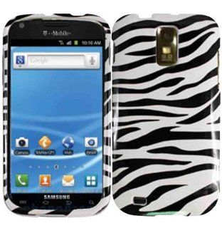 Zebra Hard Case Cover for Samsung Hercules T989 T Mobile Samsung Galaxy S2 Cell Phones & Accessories