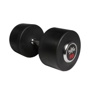 Xmark Fitness 80 lb Chrome Fixed Weight Dumbbell