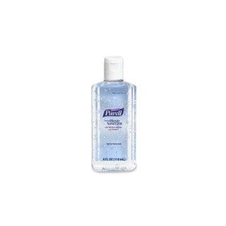 GOJO Industries Products   Purell Hand Sanitizer, 4 oz., Portable   Sold as 1 EA   Instant Hand Sanitizer kills 99.99 percent of most common illness causing germs in as little as 15 seconds. This refreshing alcohol based formula contains moisturizers and V