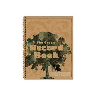 Carson Dellosa Publishing Products   Green Record Book, 96 Pages, 8 1/2x11"   Sold as 1 EA   The Green Record Book allows you to conserve the environment while keeping attendance in style. Spiralbound record book contains 96 pages and includes a stude