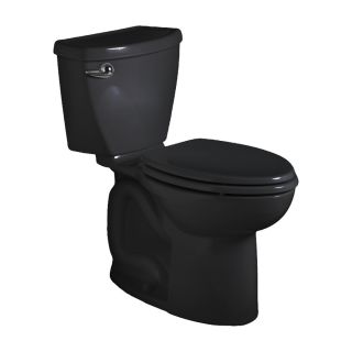 American Standard Cadet 3 Black 1.28 GPF (4.85 LPF) 12 in Rough In WaterSense Elongated 2 Piece Comfort Height Toilet