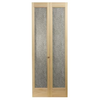 Pinecroft 1 Lite Solid Core Pine Bifold Closet Door (Common 80.5 in x 32 in; Actual 78.625 in x 31.5 in)