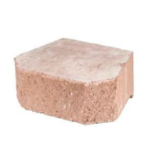 Fulton Rose/Brown Basic Retaining Wall Block (Common 16 in x 6 in; Actual 15.6 in x 6 in)
