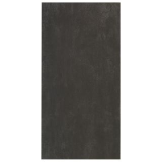Interceramic 8 Pack Concrete Black Glazed Porcelain Floor Tile (Common 12 in x 24 in; Actual 11.81 in x 23.63 in)