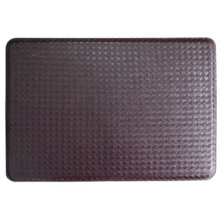 Blue Hawk Espresso Anti Fatigue Mat (Common 2 ft x 3 ft; Actual 24 in x 36 in)