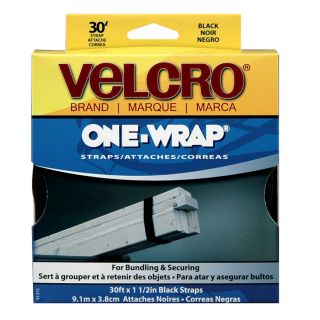 VELCRO One Wrap Strap 30 ft x 2 in Black