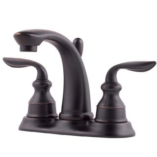 Pfister Avalon Tuscan Bronze 2 Handle 4 in Centerset WaterSense Bathroom Sink Faucet (Drain Included)