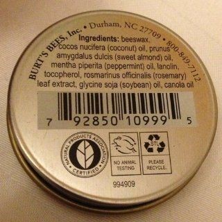 Burt's Bees Beeswax Lip Balm Tin, 8.5 grams (Pack of 6)  Lip Balms And Moisturizers  Beauty