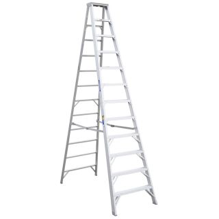 Werner 12 ft Aluminum 375 lb Type IAA Step Ladder
