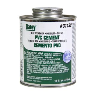 Oatey 16 fl oz LO VOC PVC Cement