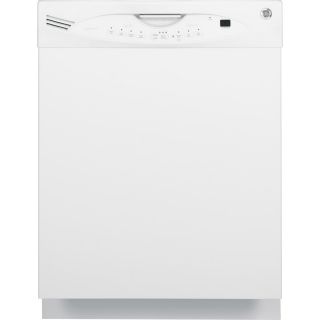 GE 24 in 56 Decibel Built In Dishwasher with Hard Food Disposer and Stainless Steel Tub (White) ENERGY STAR