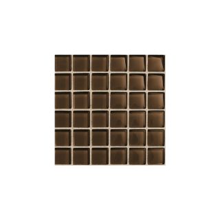 American Olean Legacy Glass Sable Glass Mosaic Square Indoor/Outdoor Wall Tile (Common 12 in x 12 in; Actual 11.87 in x 11.87 in)