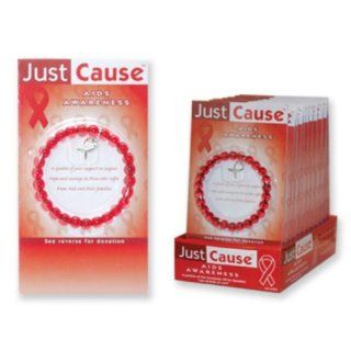 Just Cause Aids Awareness Bracelet (36 Pack) [Misc.] Jewelry