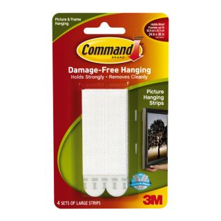 Command 4 Pack Large Picture Hanging Strips