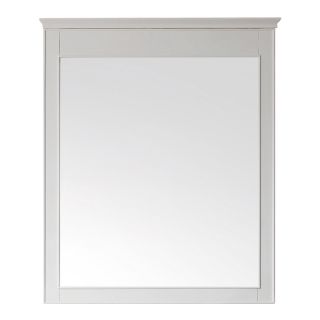 Avanity 38 in H x 34 in W Windsor White Rectangular Bathroom Mirror