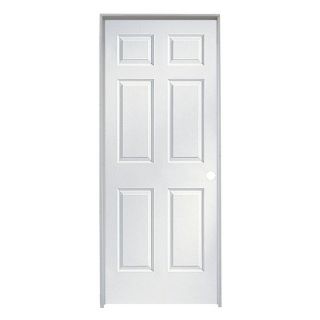 ReliaBilt 30 x 96 Molded Hollow Composite Left Hand Interior Single Prehung Door