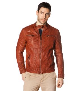 Maze   ROUVEN   Leather jacket   brown