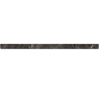 allen + roth Emperador Espresso Marble Natural Stone Tile Liner (Common 5/8 in x 12 in; Actual 0.62 in x 12 in)