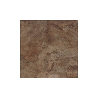 Style Selections 7 Pack Canyon Espresso Glazed Porcelain Floor Tile (Common 18 in x 18 in; Actual 17.72 in x 17.72 in)