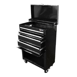 Excel 29.5 in x 22 in 4 Drawer Ball Bearing Steel Tool Cabinet (Black)