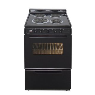 Premier Freestanding 2.9 cu ft Electric Range (Black) (Common 24; Actual 24 in)