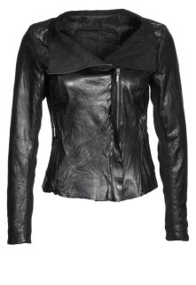 Cigno Nero   LENE   Leather jacket   black