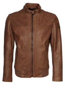 Strellson Premium   ALVO   Leather jacket   brown