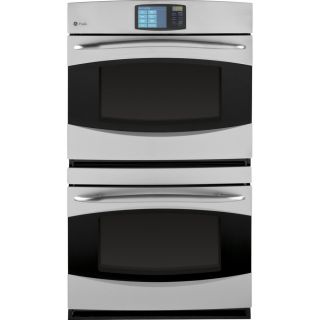 GE Profile 30 in Self Cleaning Convection Double Electric Wall Oven (Stainless Steel)