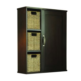 allen + roth Tanglewood Brown/Tan Wall Cabinet
