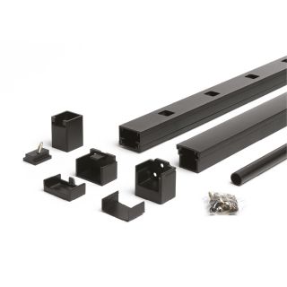 Trex 36 in x 96 in Charcoal Black Aluminum Porch Rail