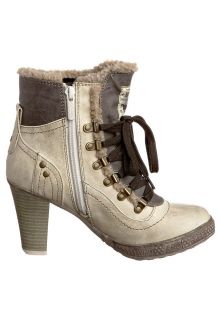 Mustang Lace up boots   beige
