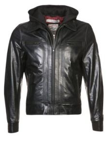 Redskins   GUNNER AIRBUS   Leather jacket   black