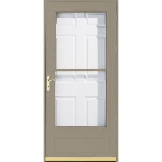 Pella Putty Helena Mid View Safety Storm Door (Common 81 in x 36 in; Actual 80.67 in x 37 in)