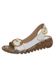 Fly London   TRAM   Wedge sandals   white
