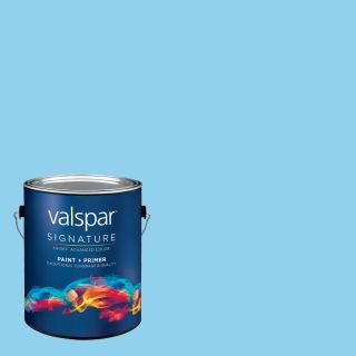 Creative Ideas for Color by Valspar 129.79 fl oz Interior Matte Surfer Waves Latex Base Paint and Primer in One with Mildew Resistant Finish