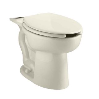 American Standard Cadet Chair Height Linen 12 in Rough In Pressure Assist Elongated Toilet Bowl